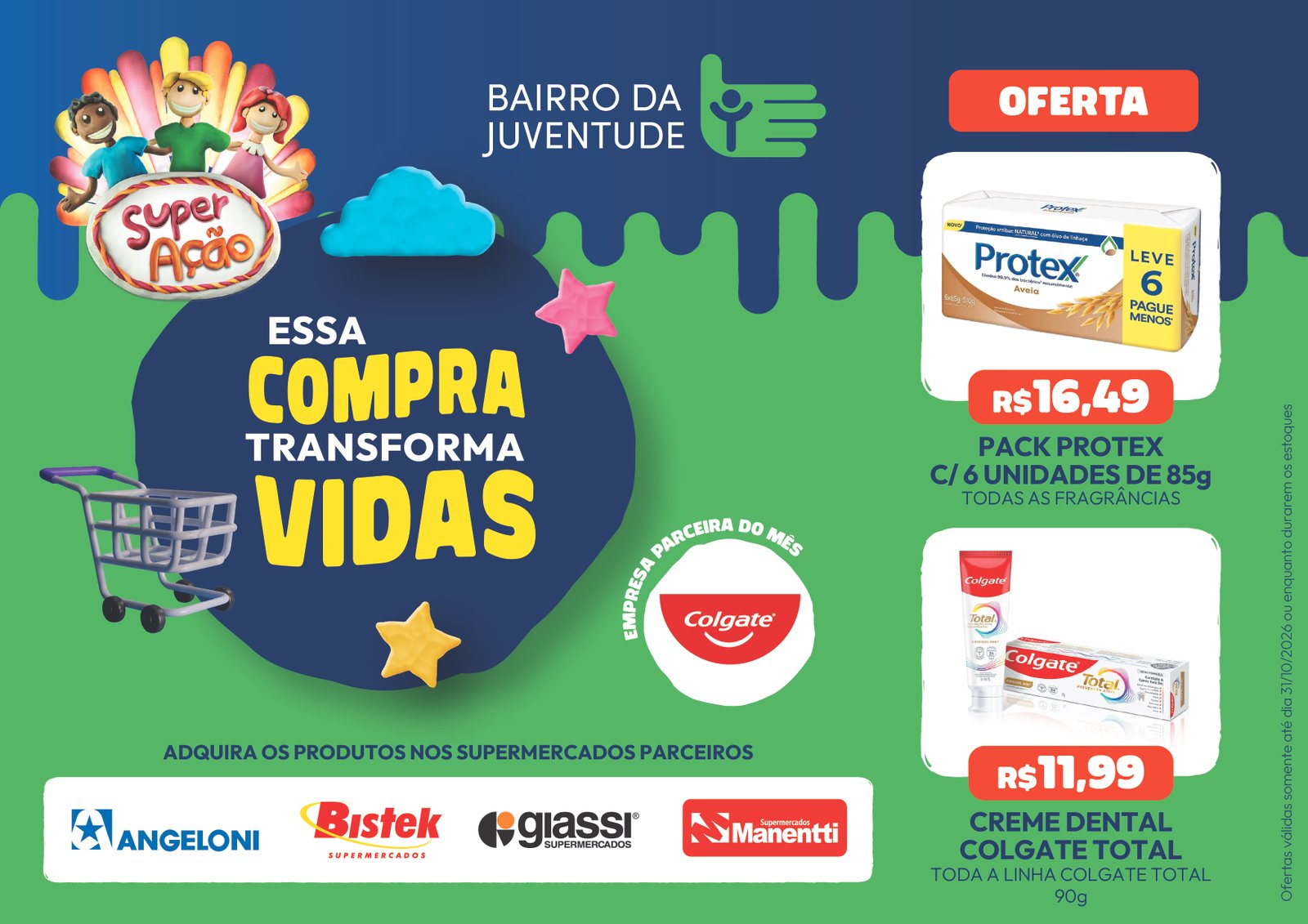 Campanha SuperA&ccedil;&atilde;o de outubro tem produtos Colgate