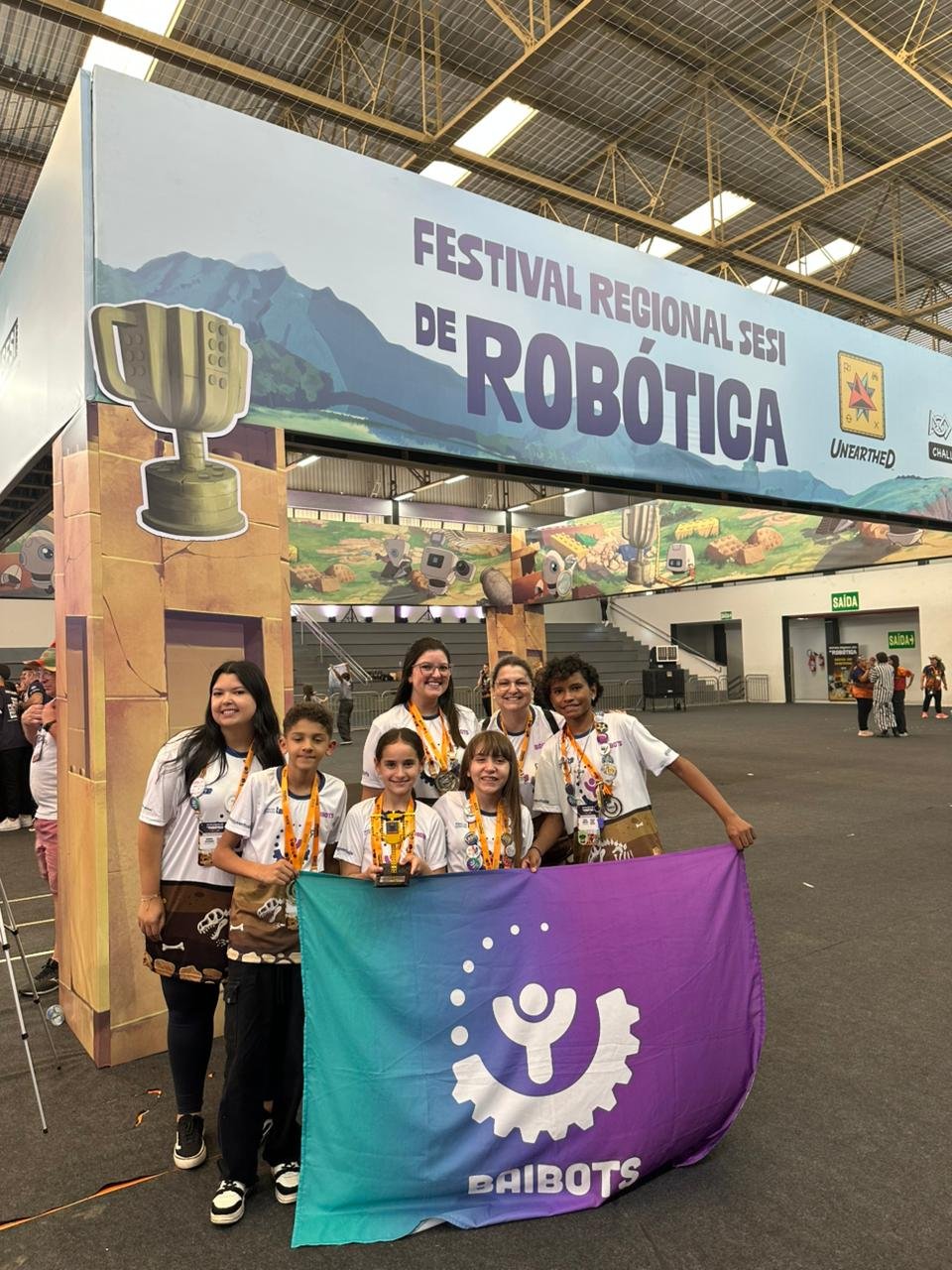 Baibots brilham no FLL
