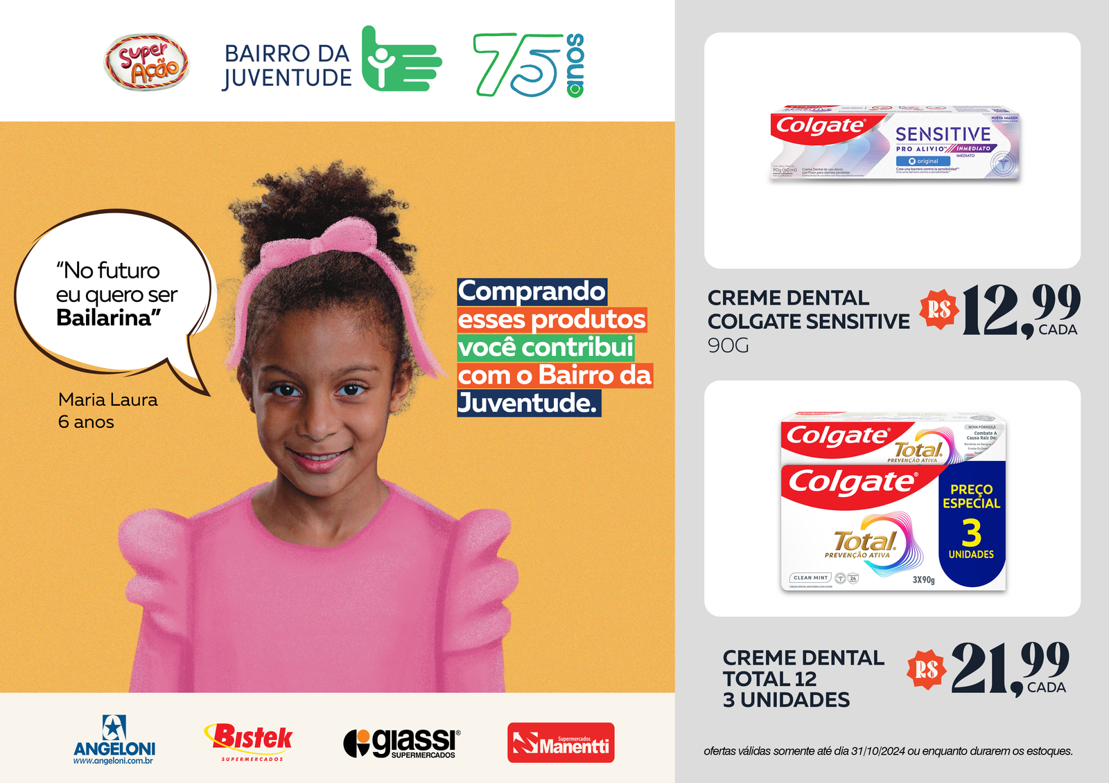 Colgate é a parceira da Campanha SuperAção de outubro