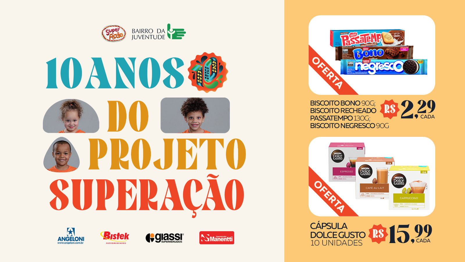 Nestlé é parceira da campanha SuperAção do Bairro da Juventude
