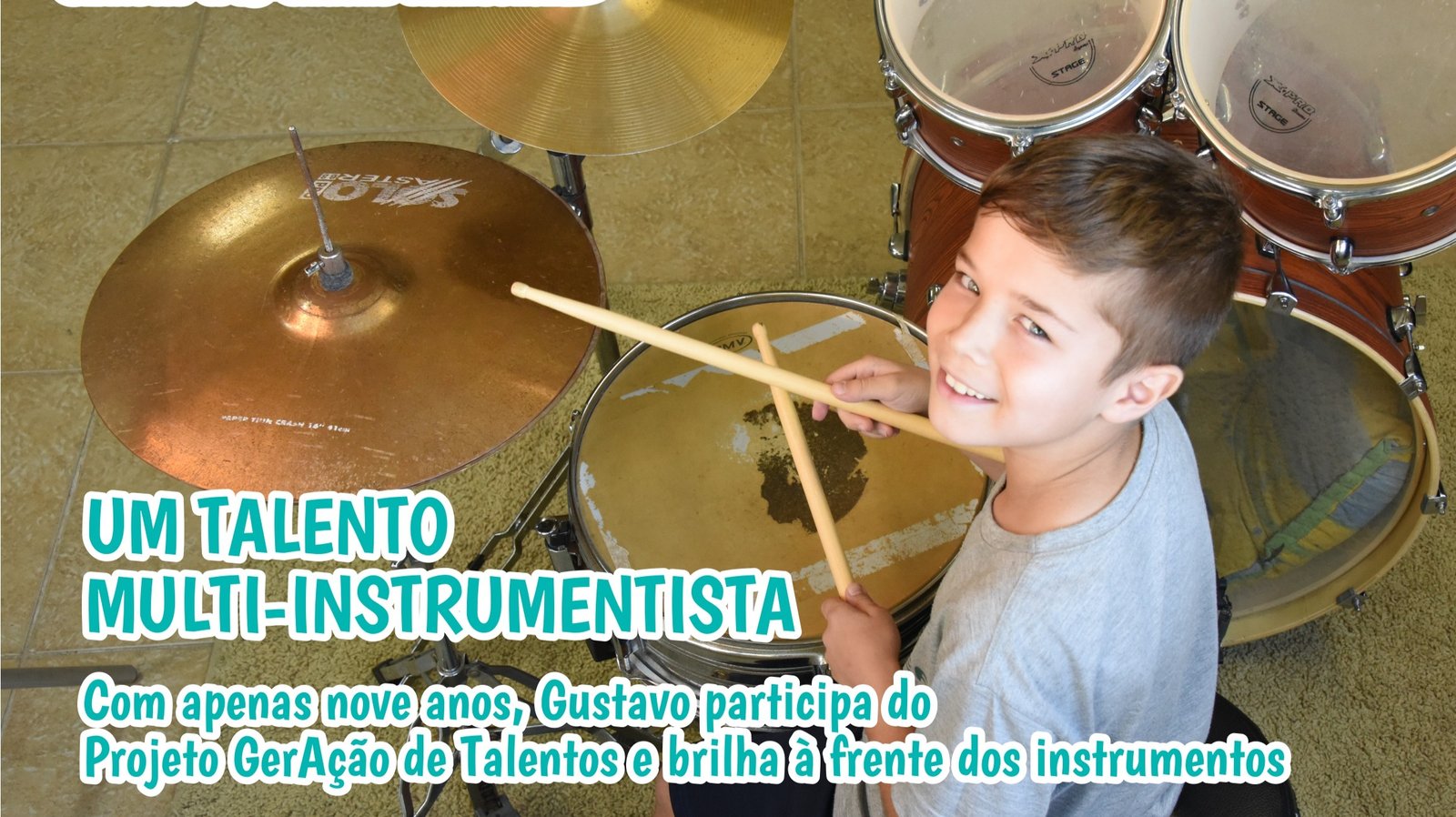 Um Talento Multi-instrumentista